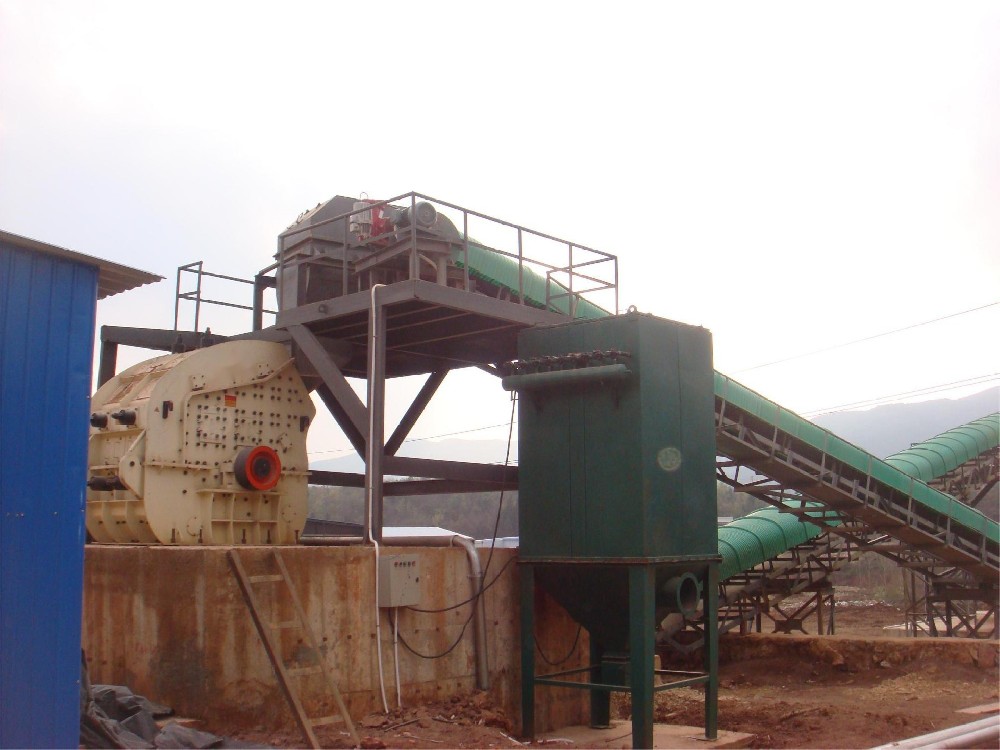 On site crushing equipment